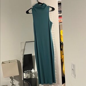 NSR Sleeveless Teal Maxi Dress